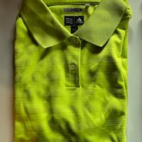 Polo sportiva donna ADIDAS taglia M, verde acido
