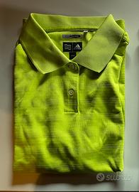 Polo sportiva donna ADIDAS taglia M, verde acido