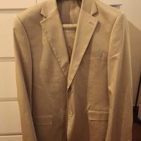 Completo estivo uomo taglia 52 beige