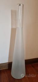 Grande vaso da pavimento in vetro