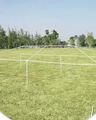 Struttura per telo ombreggiante giardino