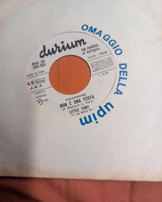 Disco 45 giri Little Tony nini rosso jukebox