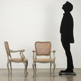 Coppia di Poltroncine Laccate - Inizio XX Secolo