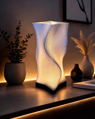 lampada da tavolo stampata in 3d