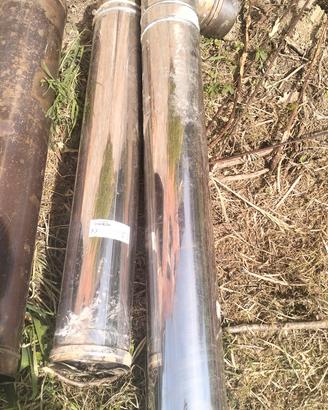 n. 2 tubi canna fumaria inix d. 150 Lunghezza 1mt