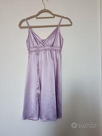 Abito stile babydoll lilla XS