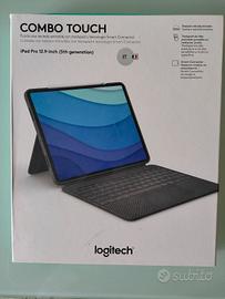 logitech combo touch per ipad pro 12.9 5 e 6 gen 