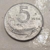 5 lire del 1954