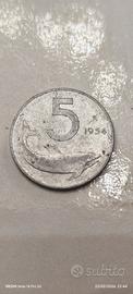 5 lire del 1954
