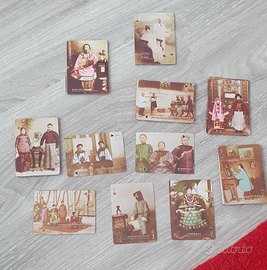 Carte da gioco immagini antiche popolazione cinese