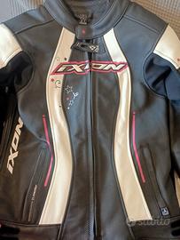 tuta divisibile da moto in pelle donna 