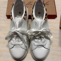 Scarpe tennis pelle bianca