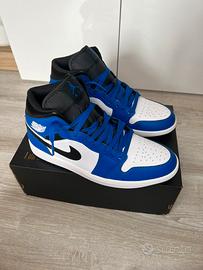 Air Jordan 1 Mid Royal Blue 45