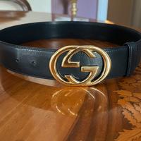 Cintura Gucci blu