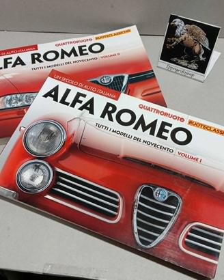 Set 2 Volumi Alfa Romeo Tutti i modelli Novecento