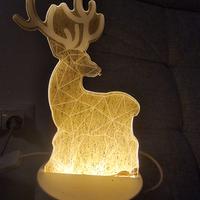 Renna luminosa led con cavo USB