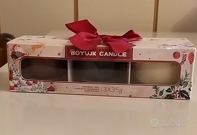 Set Tre candele profumate