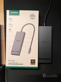 Ugreen hub 7-in-1 revodok pro con due HDMI