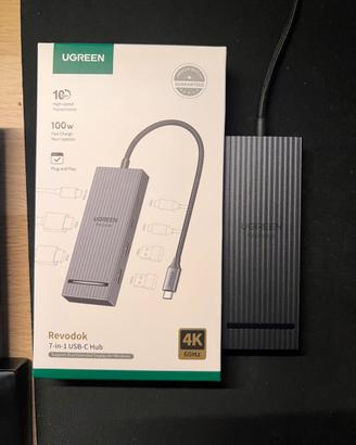 Ugreen hub 7-in-1 revodok pro con due HDMI
