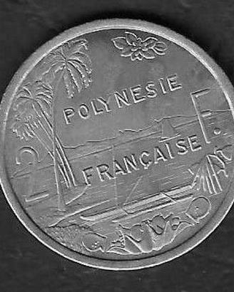 Polinesia Francese - moneta circolata da 2 Franchi