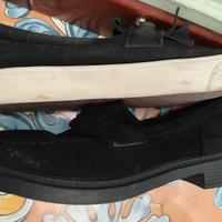 Mocassini vintage anni 50 slippers suede