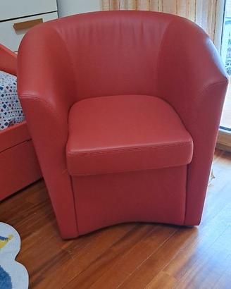 Poltrona ecopelle