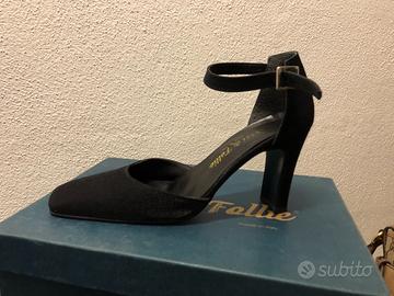 Elegante décolleté nero lurex