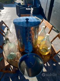 botte per vino in acciaio inox 