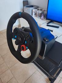 Logitech G G29 + pedaliera + supporto VEVOR + F123