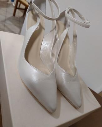 Scarpe da sposa Francesco vera pelle mai indossate