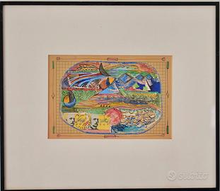 Carlo Hollesch (1926-1978) magnifica tecnica mista