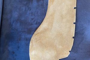 Spallina in alcantara beige Lancia Delta