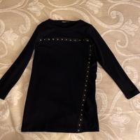 Vestito invernale colore nero taglia 8 anni liu jo