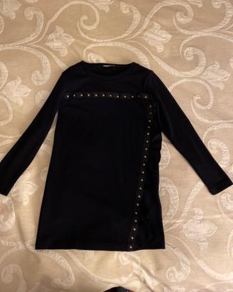 Vestito invernale colore nero taglia 8 anni liu jo