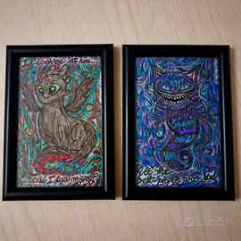 Set 2 quadri Alice in wonderland/Dragon Trainer 
