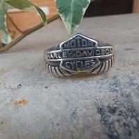 Anello Harley Davidson in argento 925