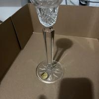 Portacandele vintage  in cristallo francese