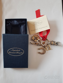 Portachiavi argento portafortuna Giovanni Raspini