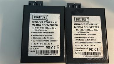 Coppia di gigabit converter