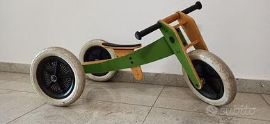 Triciclo/bici senza pedali 3 in 1 Wishbone.