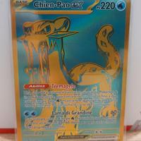 Lotto carte Pokemon Chien pao, greninja, lucario..