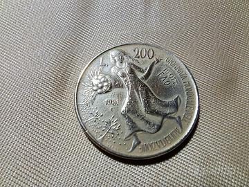 200 lire "FAO Villa Rubin" (1981)