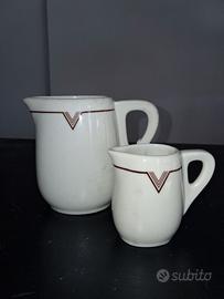 coppia caraffe ceramica  Richard Ginori