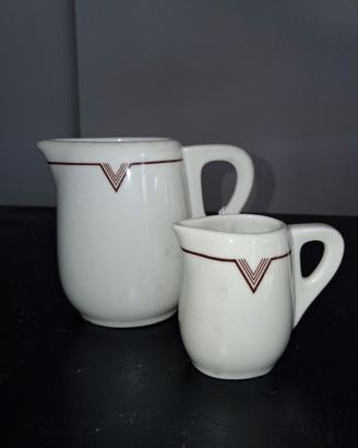 coppia caraffe ceramica  Richard Ginori