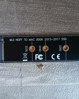 Adattatore SSD M.2 per MacBook 2013-2017