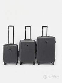 Set 3  Valigie Trolley HEAD Grigie ABS RIgide