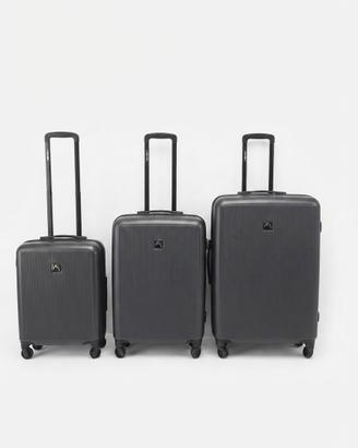 Set 3  Valigie Trolley HEAD Grigie ABS RIgide