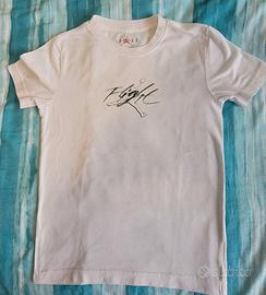 T-shirt maglietta Jordan Bianca 8-10 anni