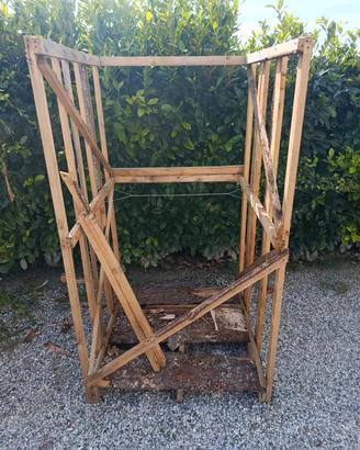 bancali vuoti per legna