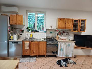 pensili +tavolo+ cassapanca angolare 120x140